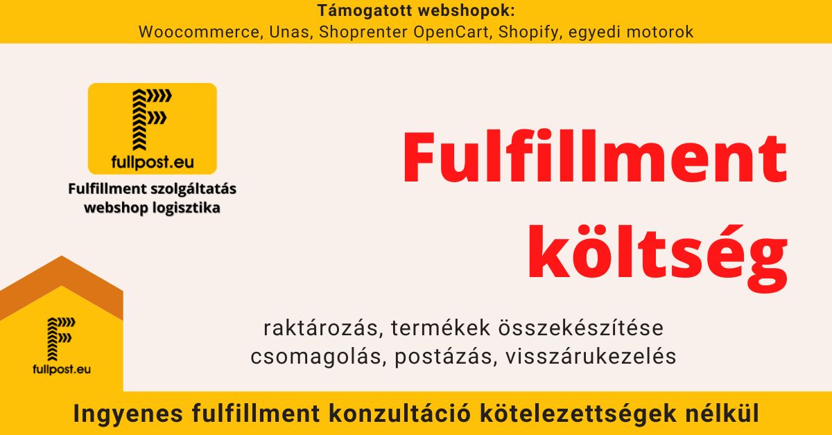 Fulfillment költség